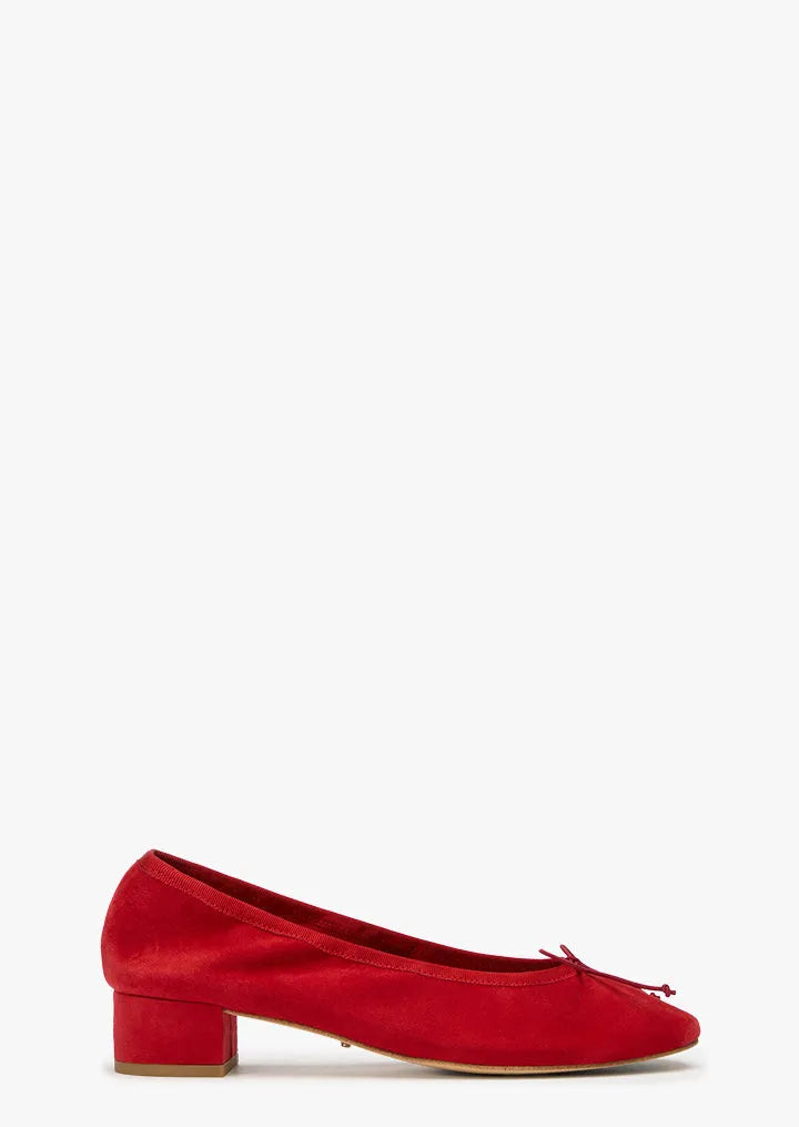 Moma Red Suede